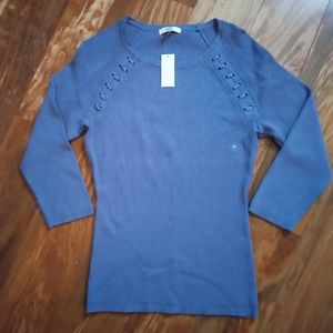 NWT New York & Company Ribbed Top